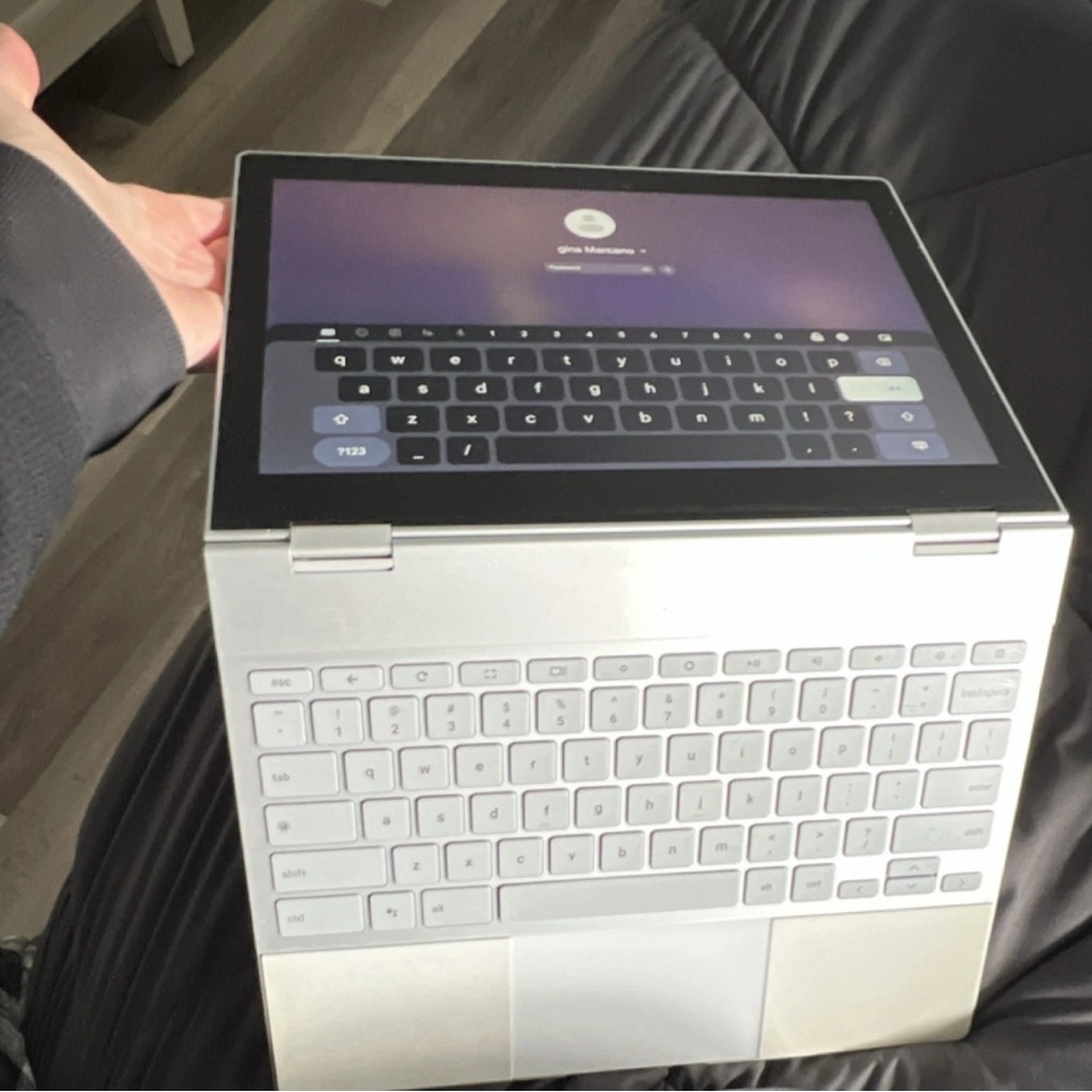 Google Laptop in Silver and Black